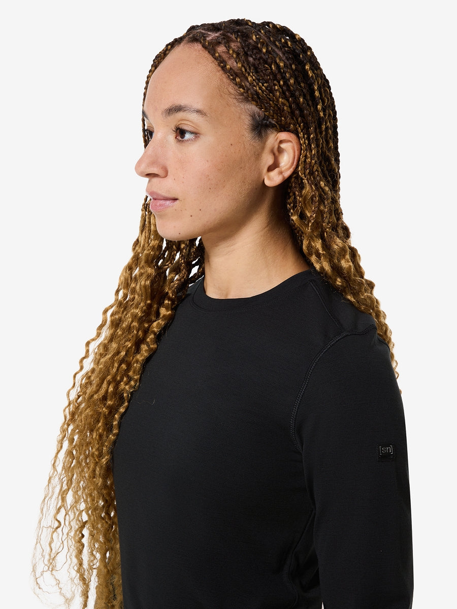 NAISTEN LUX BASE PITKÄHIHAINEN MERINOPAITA