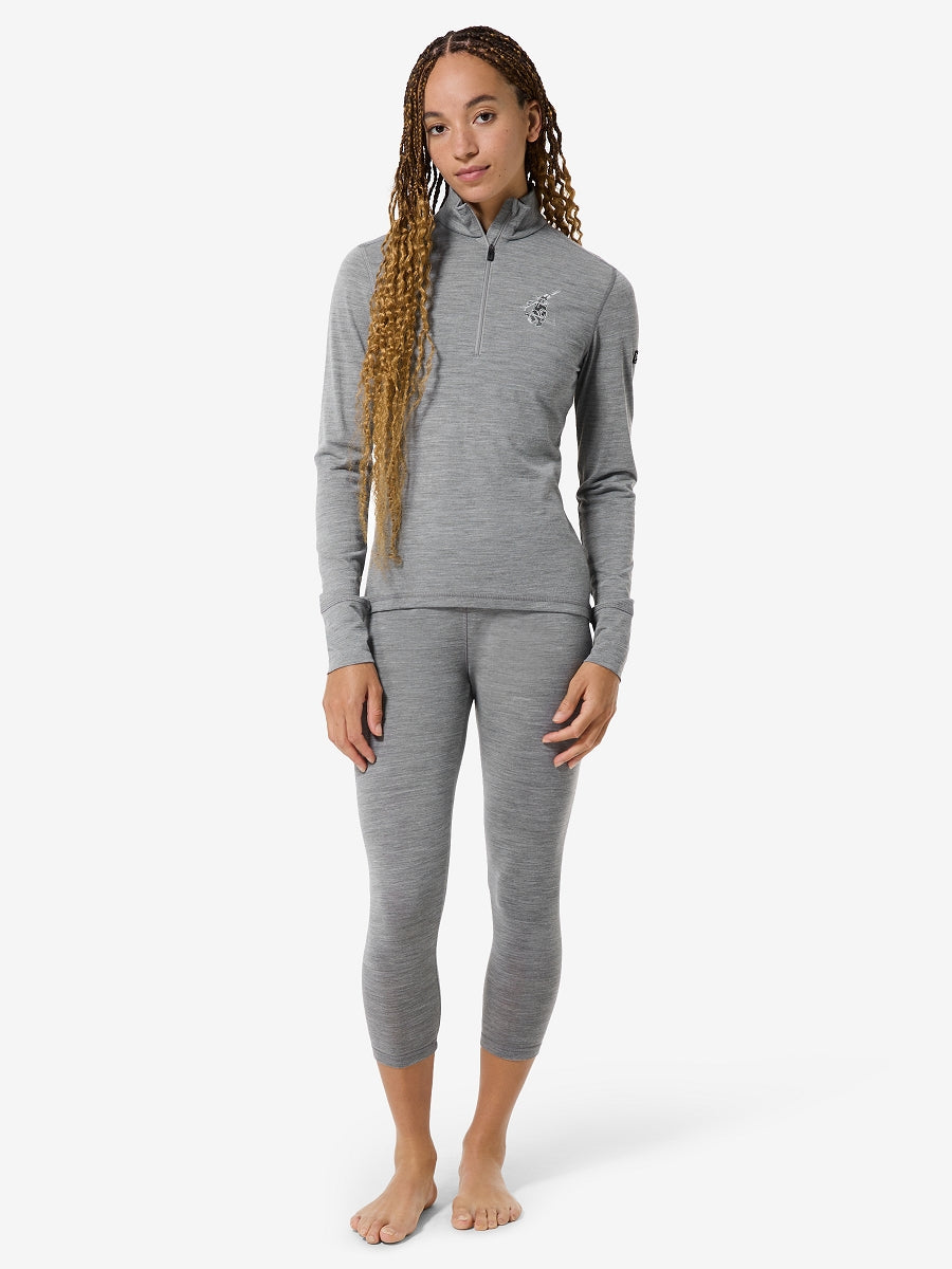 NAISTEN TUNDRA175 ZIP 1/4 BUNNY MERINOVILLAINEN KERRASTOPAITA