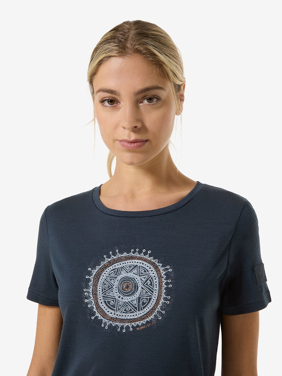 NAISTEN YANTRA BIO J MERINOVILLAINEN T-PAITA