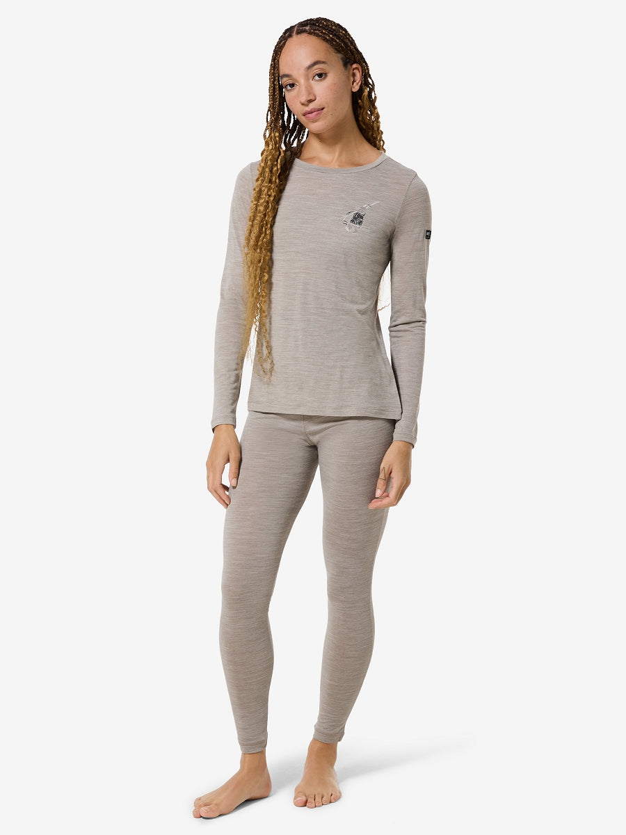 NAISTEN LIL SKI BUNNY PITKÄHIHAINEN MERINOPAITA