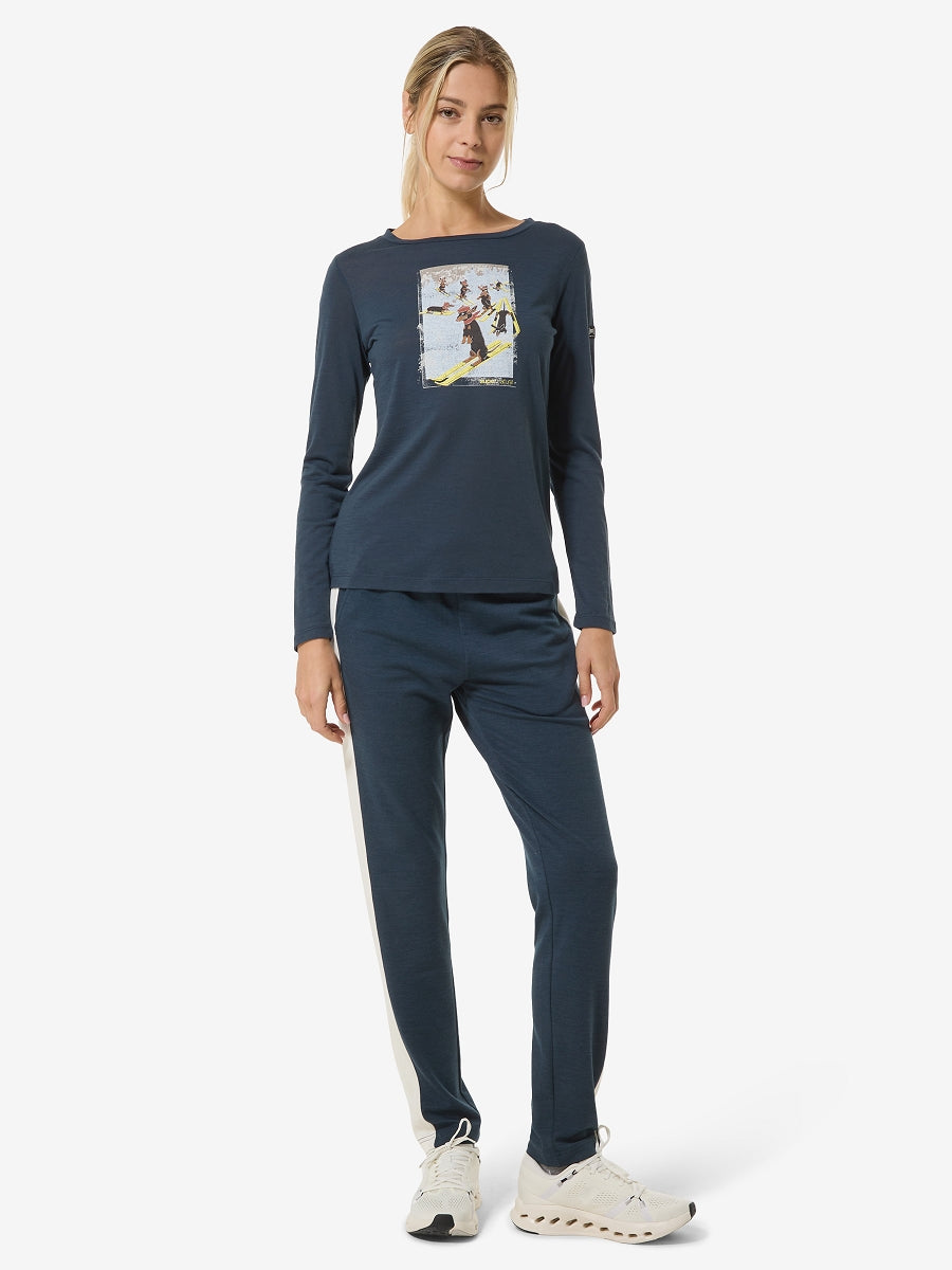 NAISTEN DACHSHUND PARTY PITKÄHIHAINEN MERINOPAITA