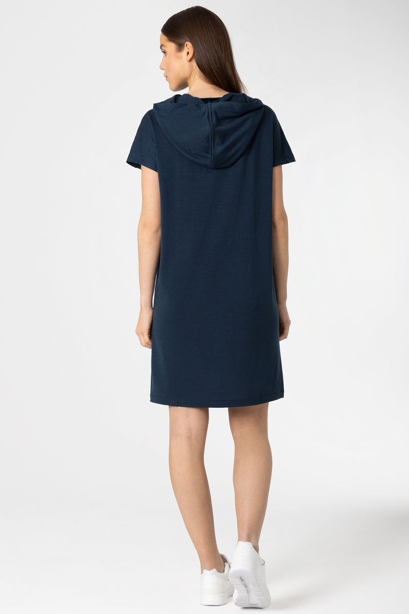 NAISTEN FUNNEL DRESS MERINOMEKKO