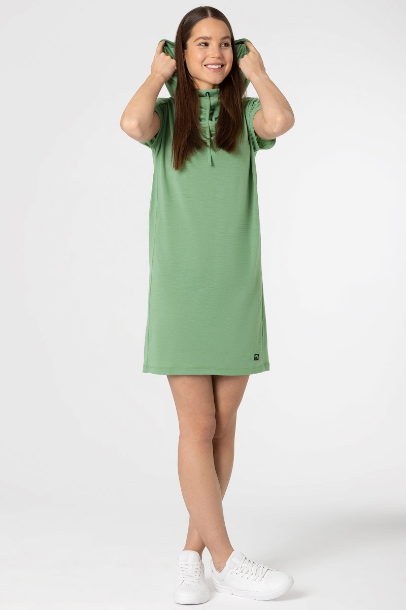 NAISTEN FUNNEL DRESS MERINOMEKKO