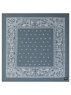Pattern Bandana merinovillainen huivi, väri Stormy Weather/Fresh White – tuotekuva takaa