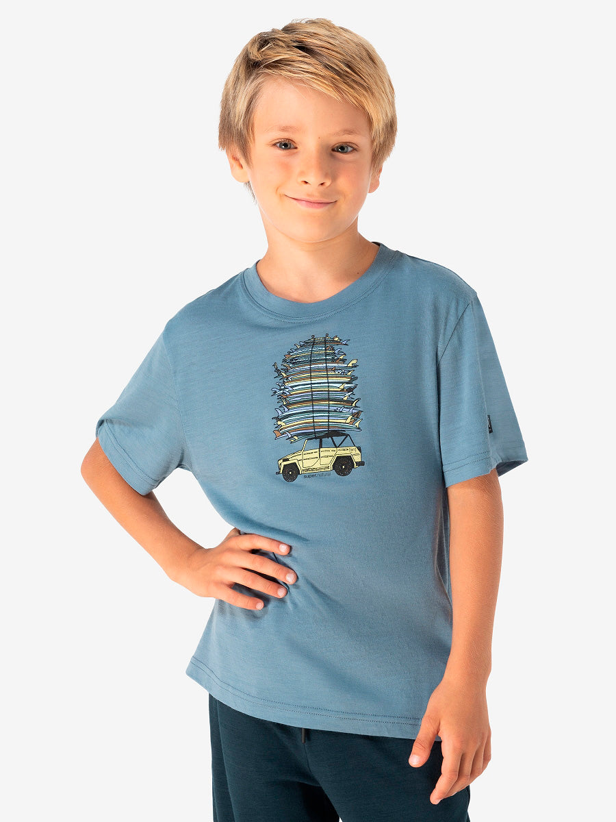 LASTEN SURF TRIP TEE MERINO T-PAITA