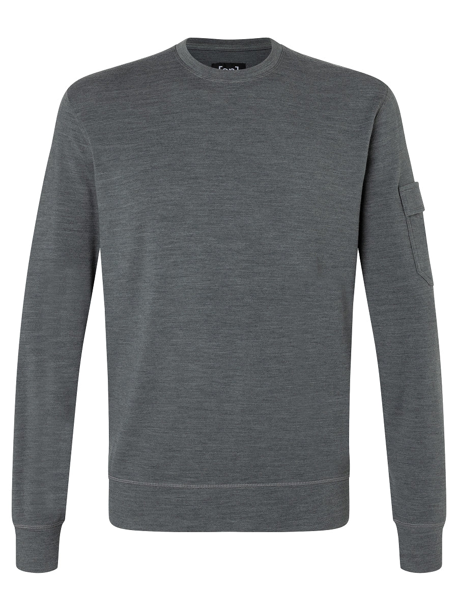 MIESTEN ALPINE BRUSH CREWNECK MERINOPAITA
