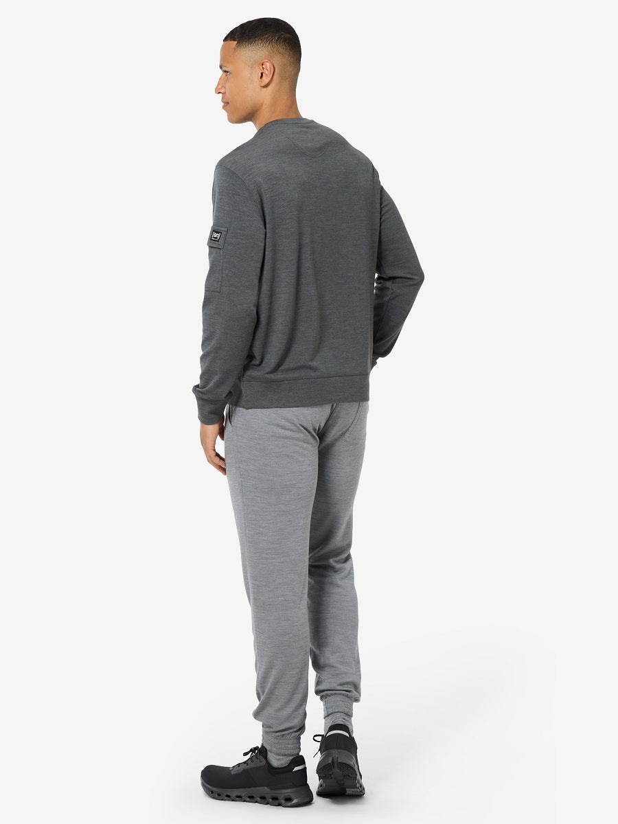 MIESTEN ALPINE BRUSH CREWNECK MERINOPAITA