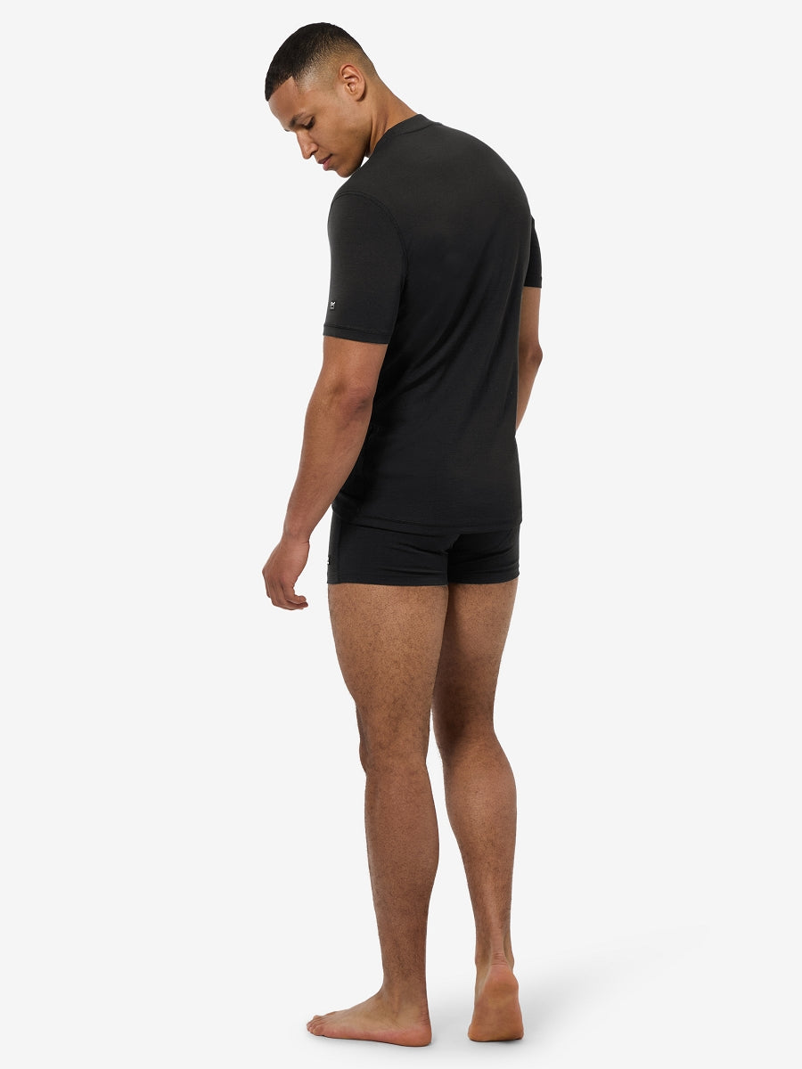 MIESTEN LUX BASE TEE MERINOVILLAINEN T-PAITA