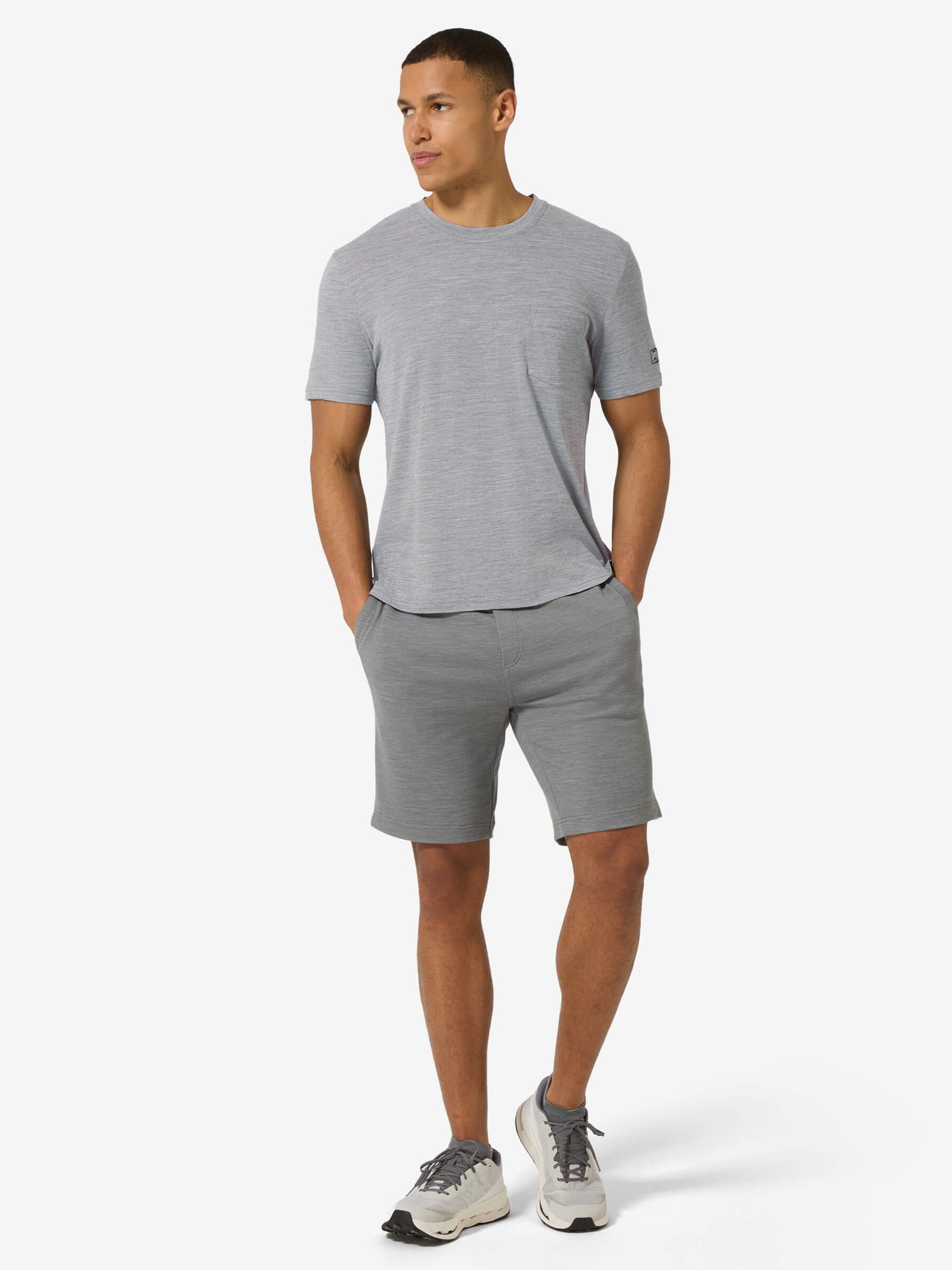 SUPER.NATURAL POCKET TEE KEVYT MIESTEN MERINOVILLAPAITA