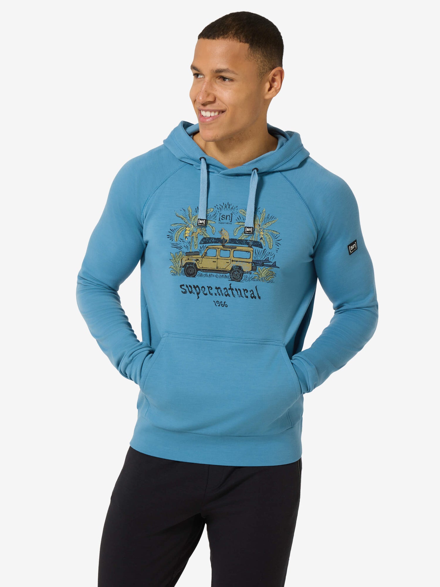 SUPER.NATURAL TROPICAR HOODIE MIESTEN HUPPARI