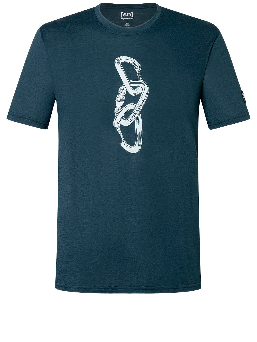 SUPER.NATURAL CARABINERI TEE MIESTEN MERINOPAITA