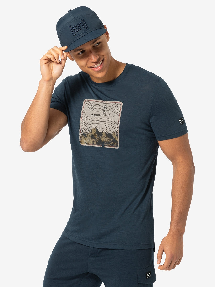 MIESTEN MOUNTAIN VIBES TEE MERINO T-PAITA