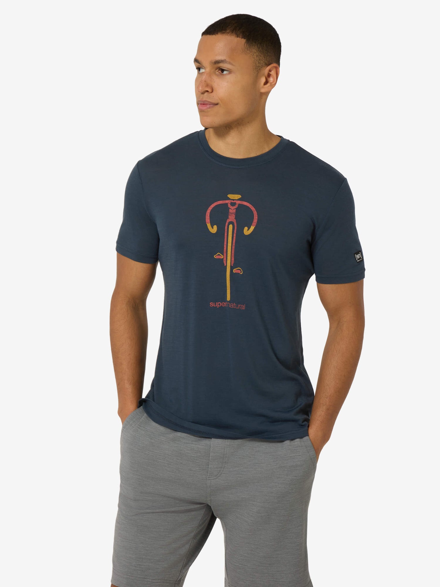 MIESTEN VINTAGE BIKE TEE MERINO T-PAITA