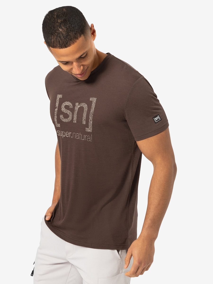 MIESTEN LOGO LINES TEE MERINO T-PAITA