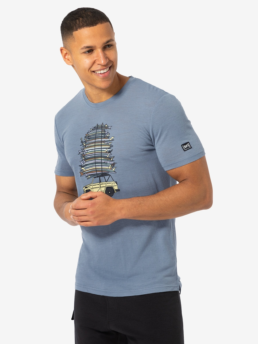 MIESTEN SURF TRIP TEE MERINO T-PAITA