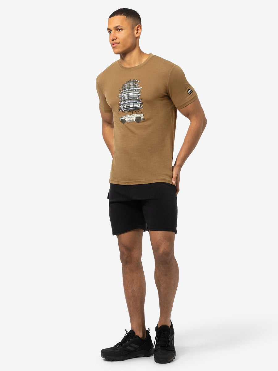 MIESTEN SURF TRIP TEE MERINO T-PAITA