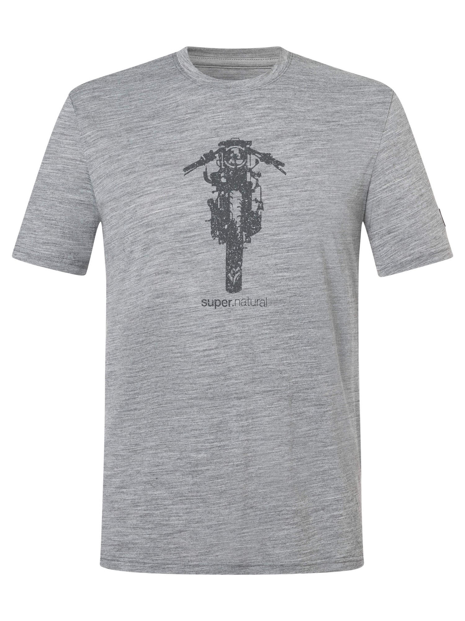 MIESTEN SCRAMBLER TEE MERINOVILLAINEN T-PAITA