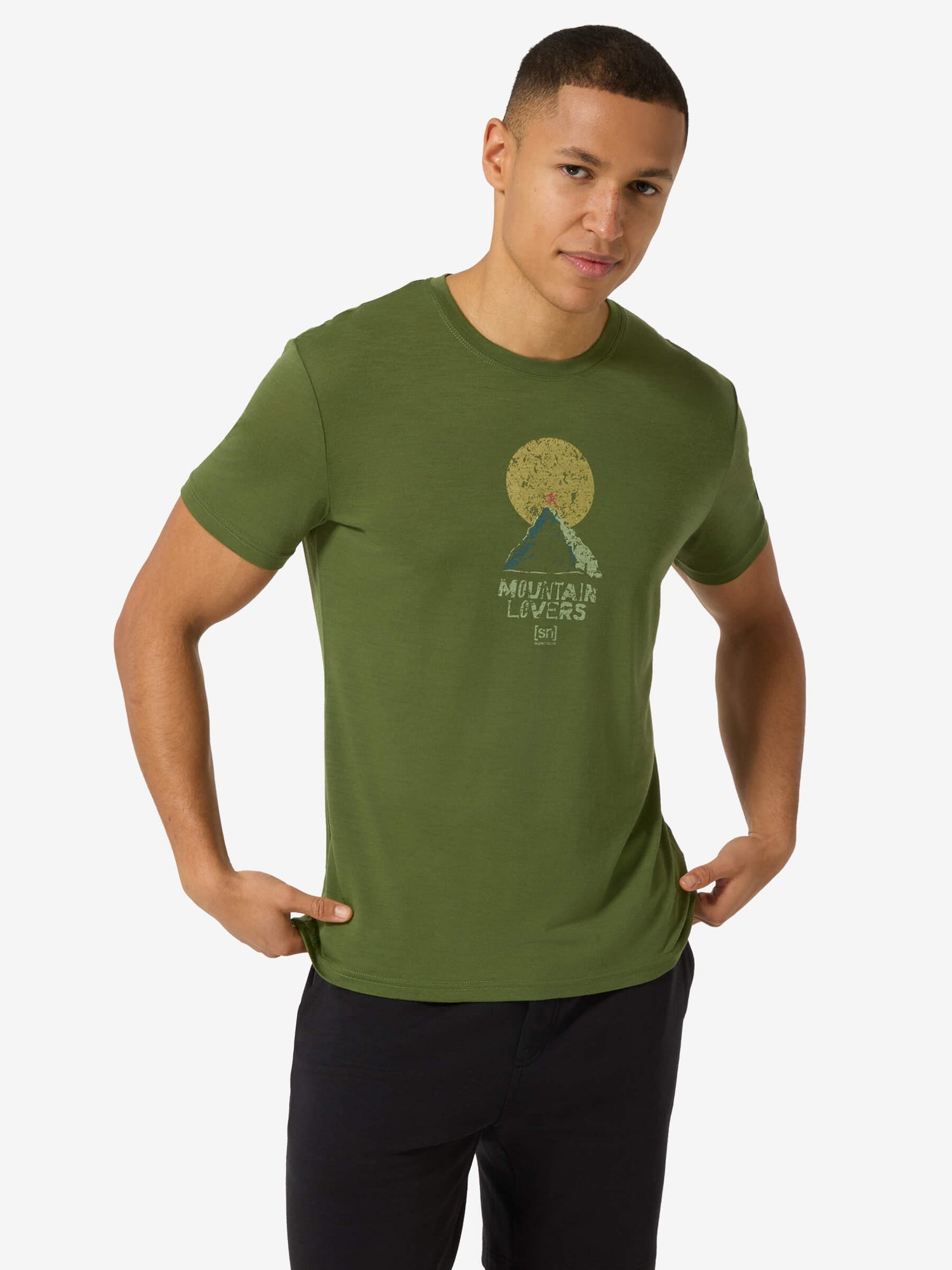 SUPER.NATURAL NO MAP TEE MIESTEN MERINOPAITA