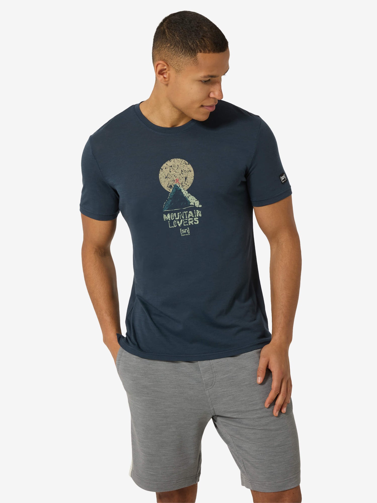 SUPER.NATURAL NO MAP TEE MIESTEN MERINOPAITA