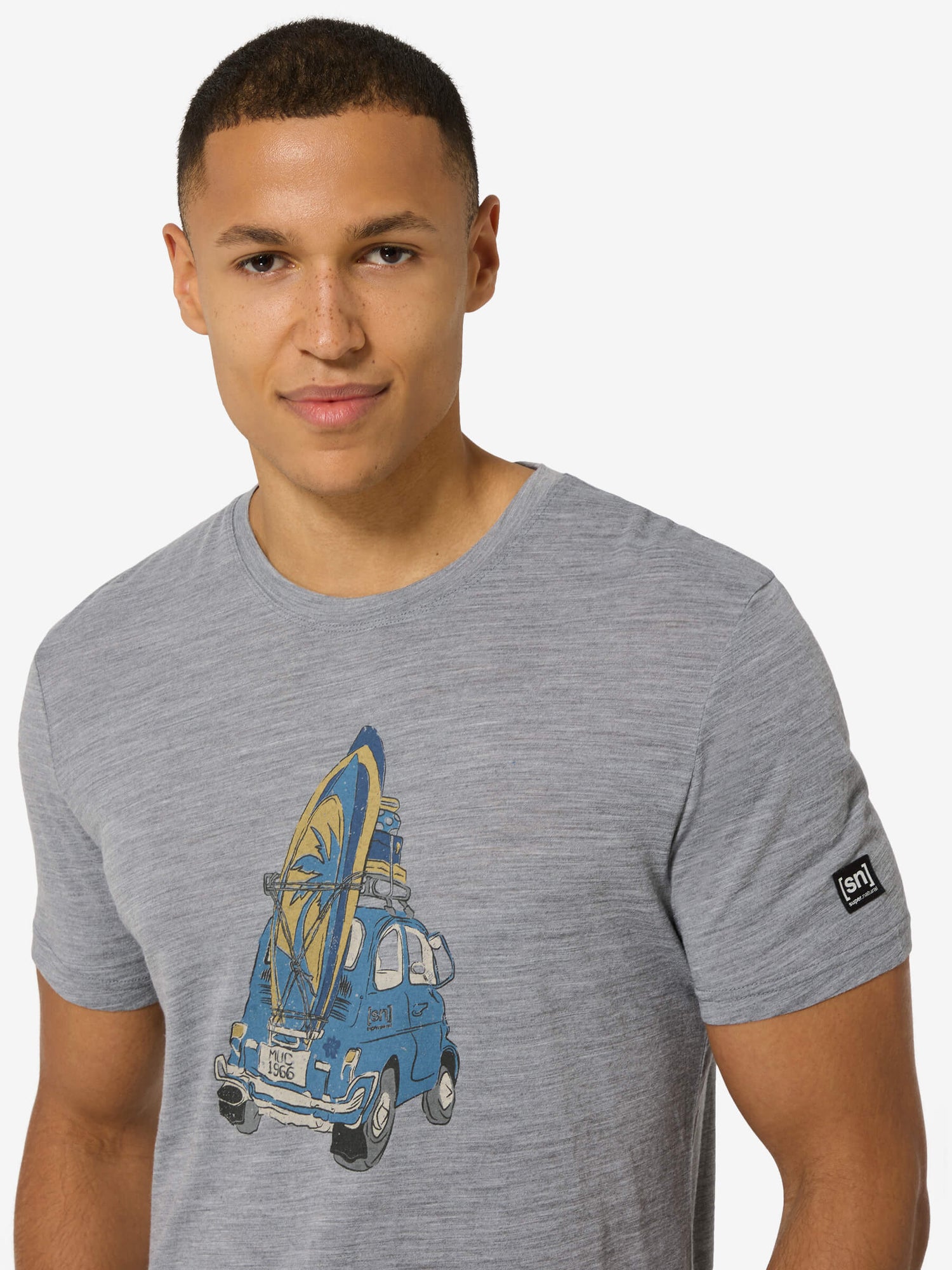 SUPER NATURAL CARSURF TEE - MIESTEN T-PAITA