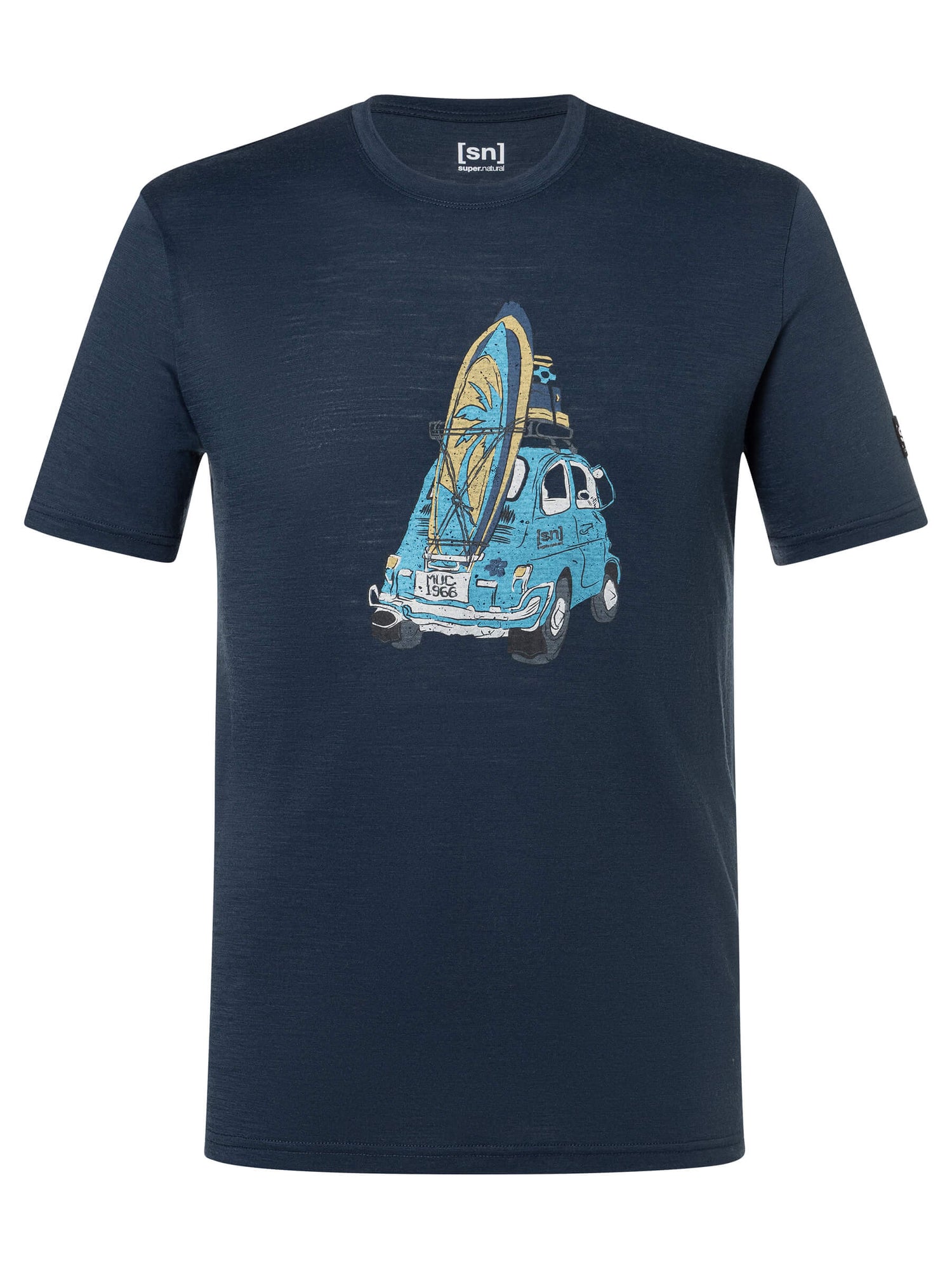 SUPER NATURAL CARSURF TEE - MIESTEN T-PAITA