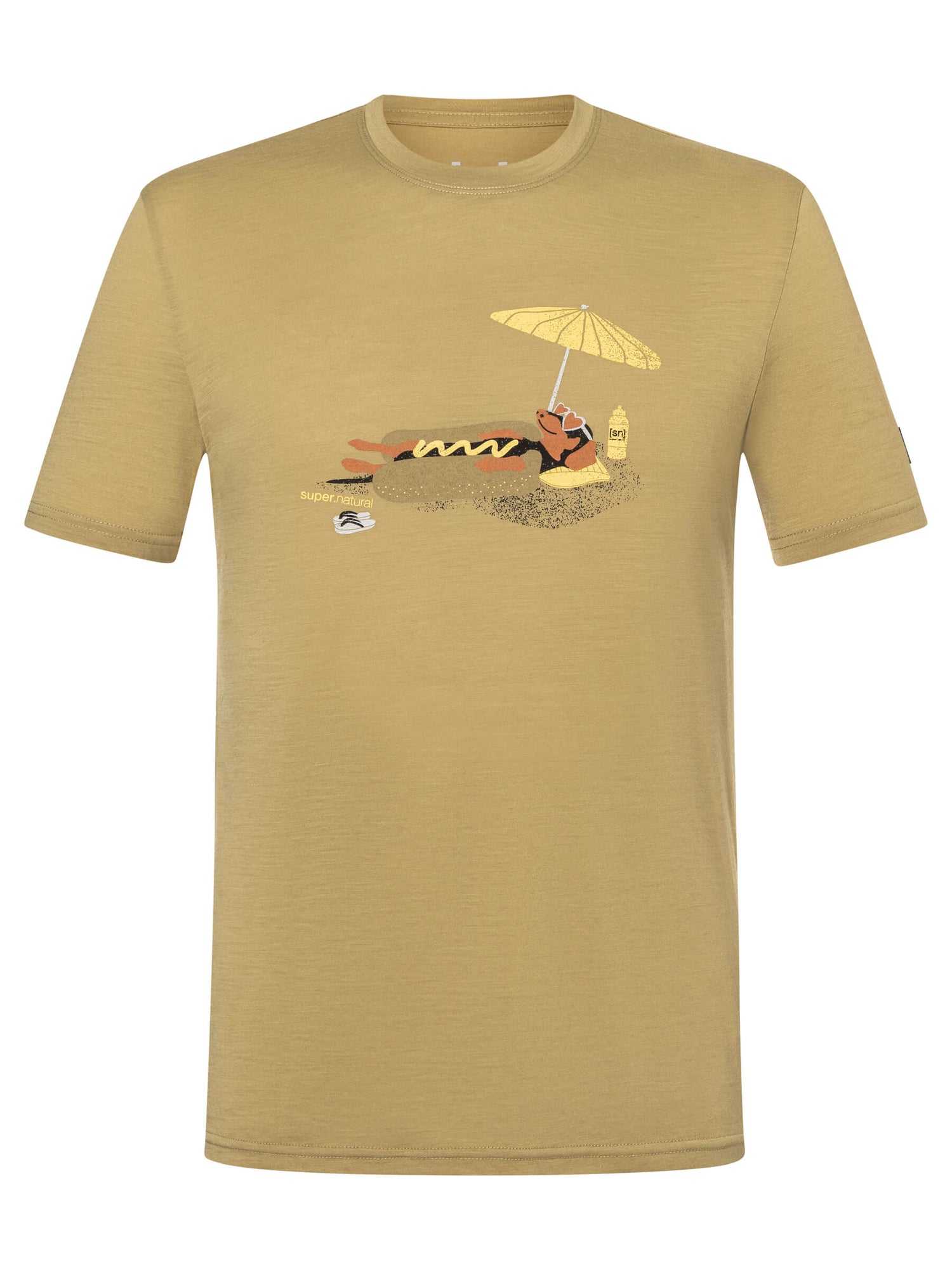 SUPER.NATURAL HOT DOG TEE MISTEN MERINOPAITA