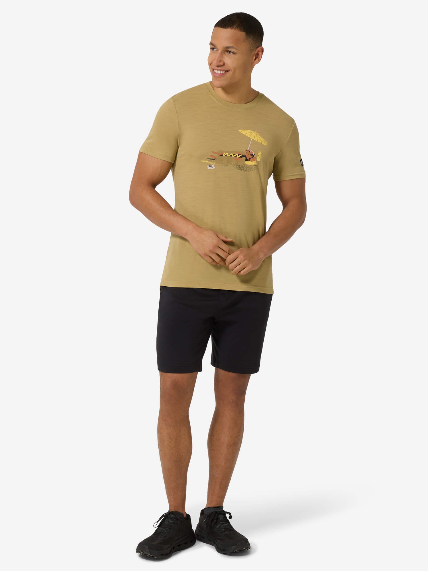 SUPER.NATURAL HOT DOG TEE MISTEN MERINOPAITA