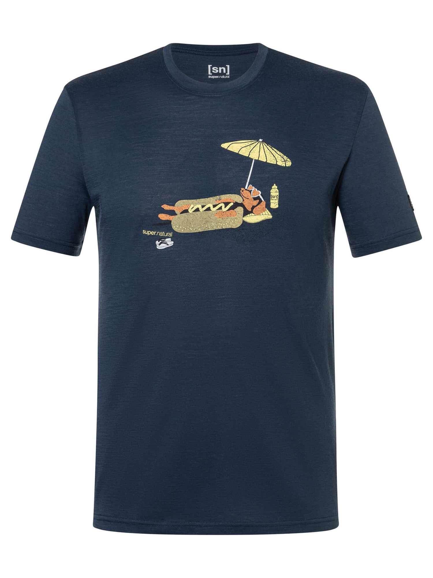 SUPER.NATURAL HOT DOG TEE MISTEN MERINOPAITA