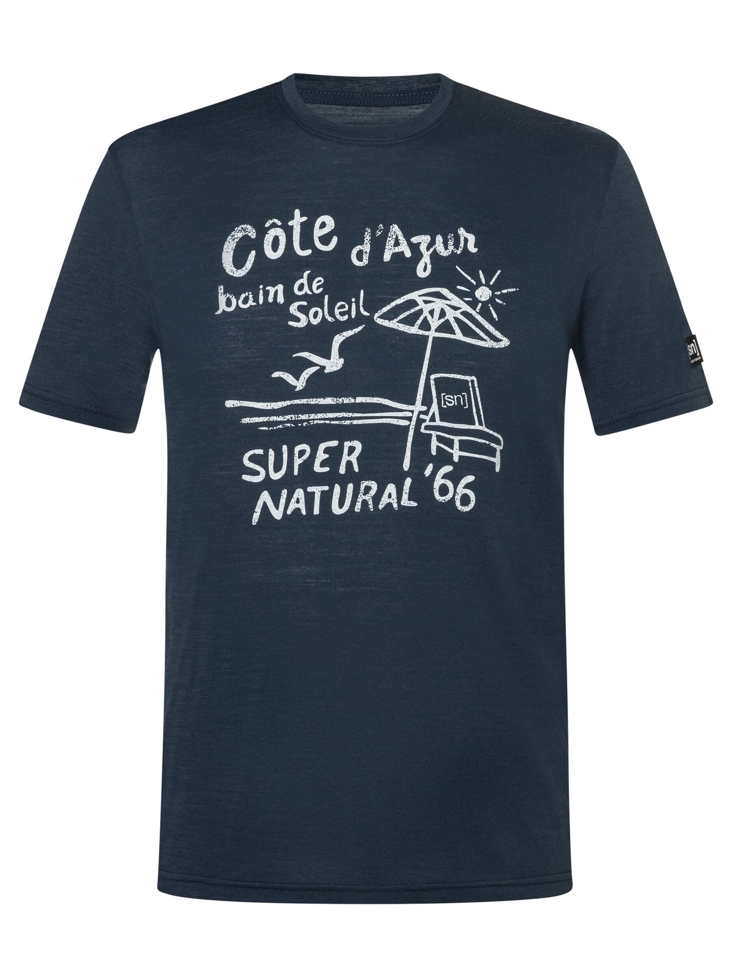 SUPER.NATURAL COTE D'AZUR TEE MIESTEN MERINOPAITA