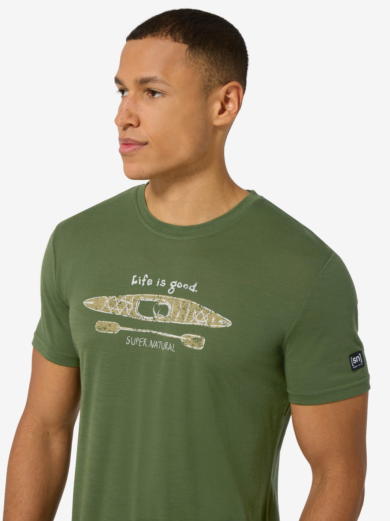 SUPER.NATURAL RIVER PLEASURE TEE - MIESTEN T-PAITA