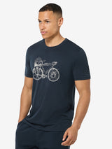 SUPER NATURAL WANDER WHEEL BIO J TEE - MIESTEN MERINOPAITA