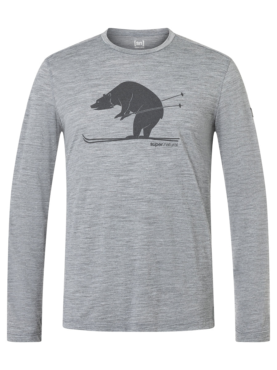 MIESTEN SKI KARL PITKÄHIHAINEN MERINOPAITA