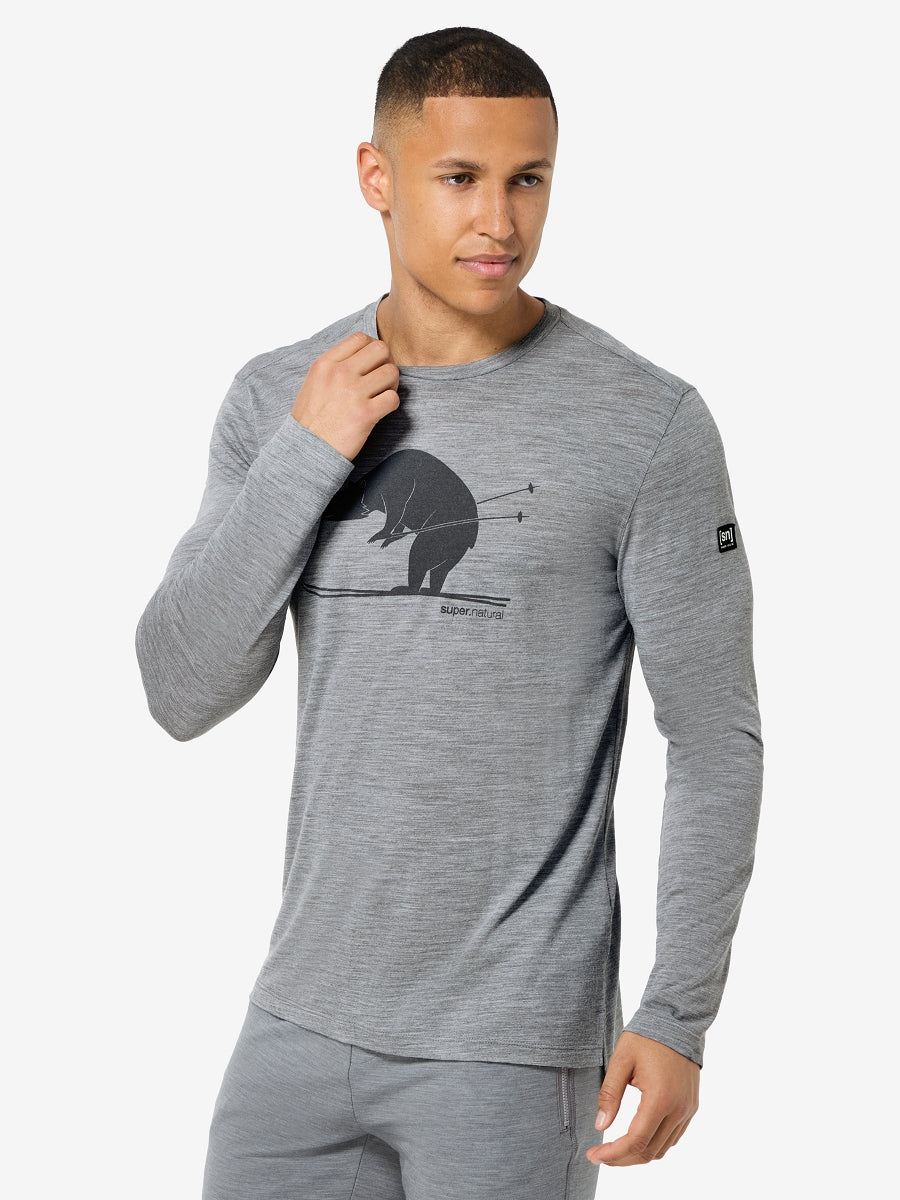 MIESTEN SKI KARL PITKÄHIHAINEN MERINOPAITA