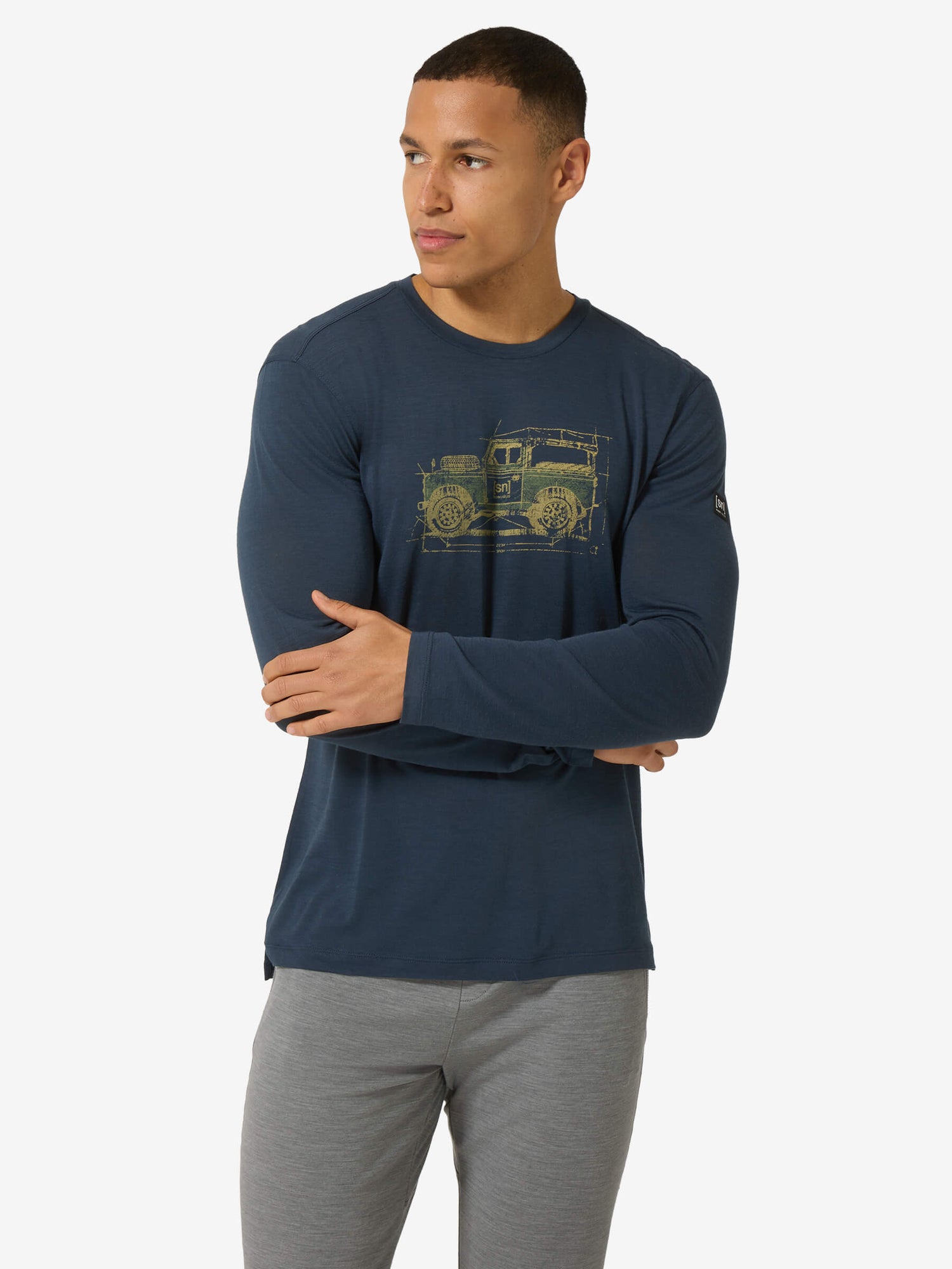 SUPER NATURAL WILLI LS - MIESTEN PITKÄHIHAINEN PAITA