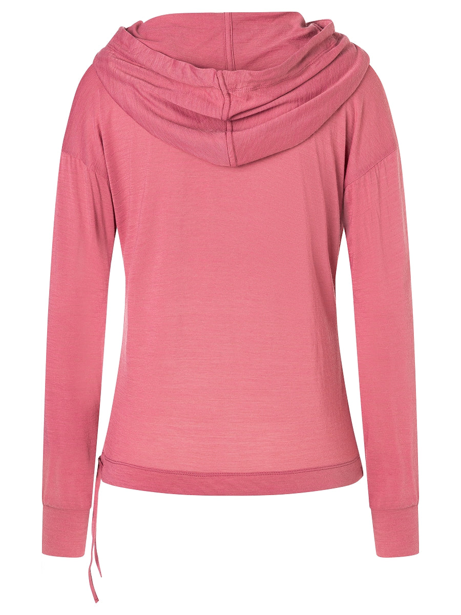 NAISTEN FUNNEL HOODIE MERINOHUPPARI
