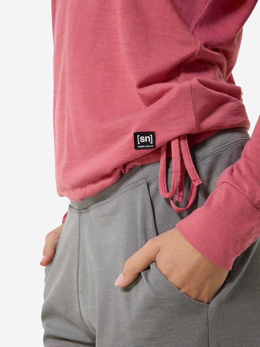 NAISTEN FUNNEL HOODIE MERINOHUPPARI