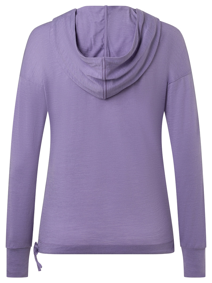 NAISTEN FUNNEL HOODIE MERINOHUPPARI