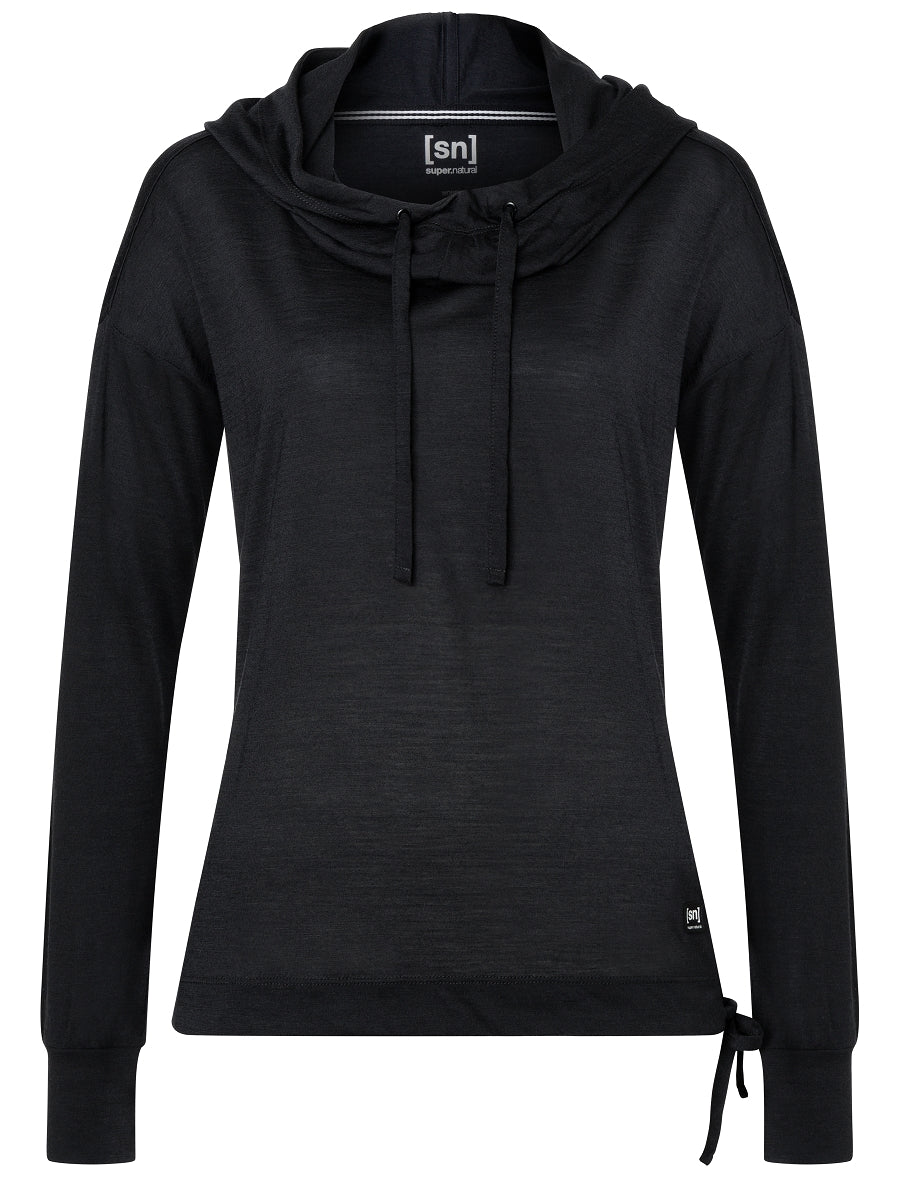 NAISTEN FUNNEL HOODIE MERINOHUPPARI