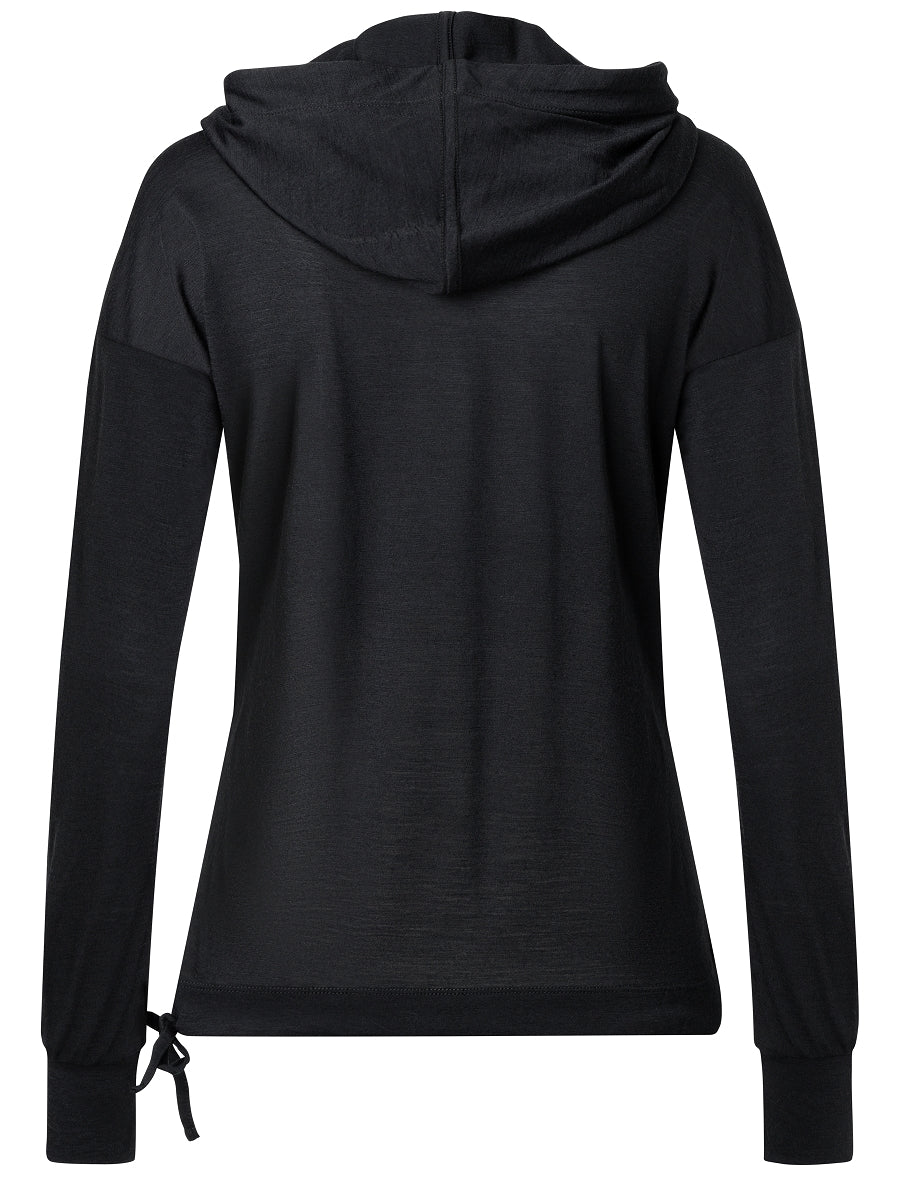 NAISTEN FUNNEL HOODIE MERINOHUPPARI