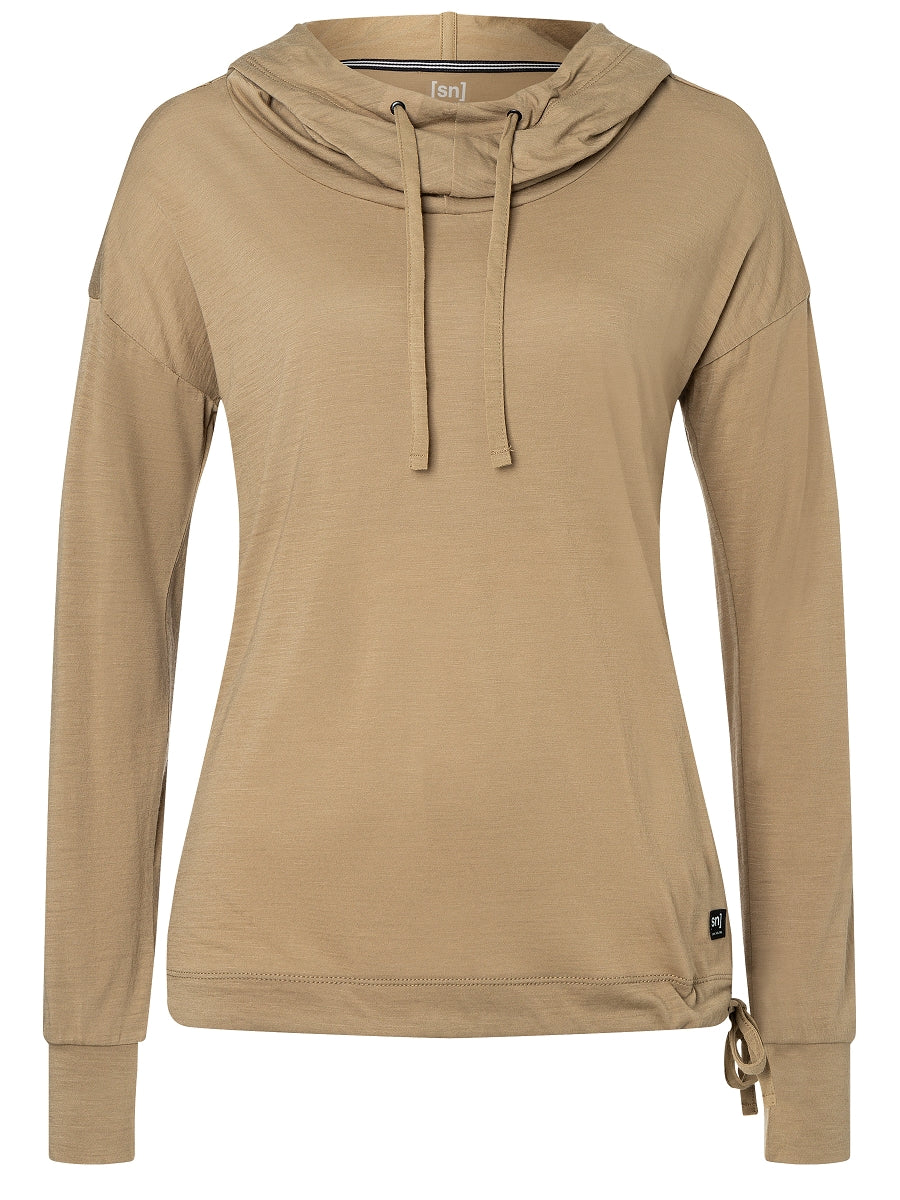 NAISTEN FUNNEL HOODIE MERINOHUPPARI