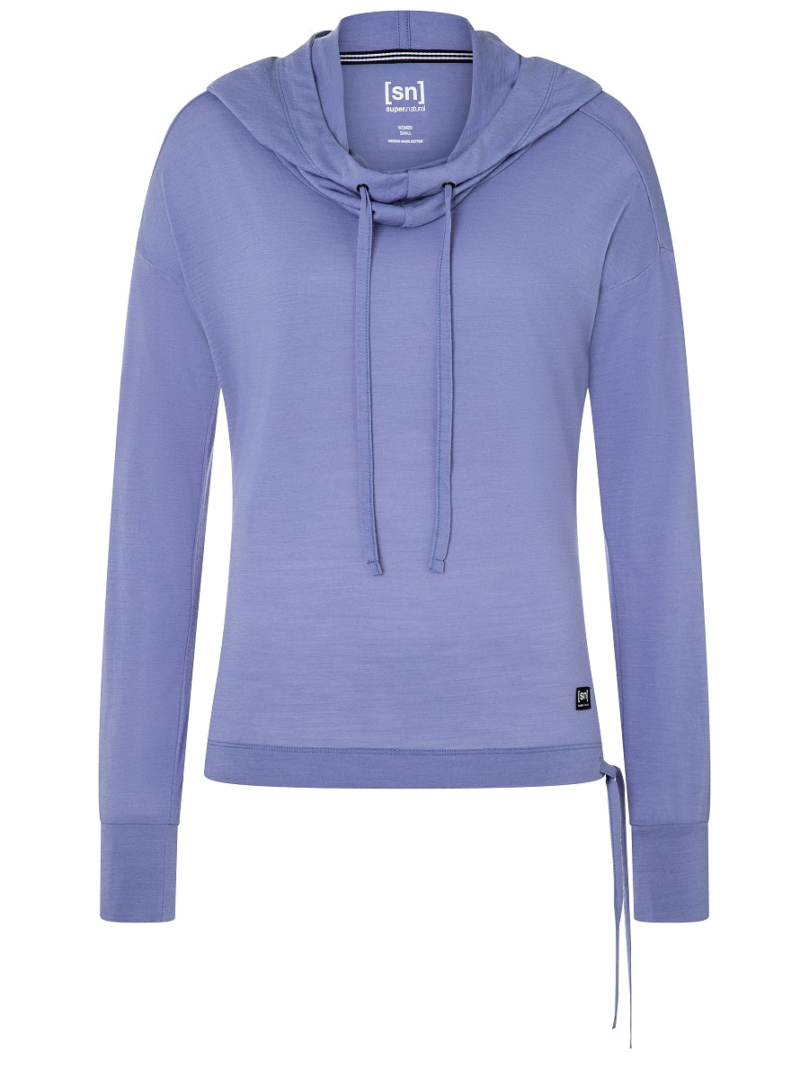 NAISTEN FUNNEL HOODIE MERINOHUPPARI