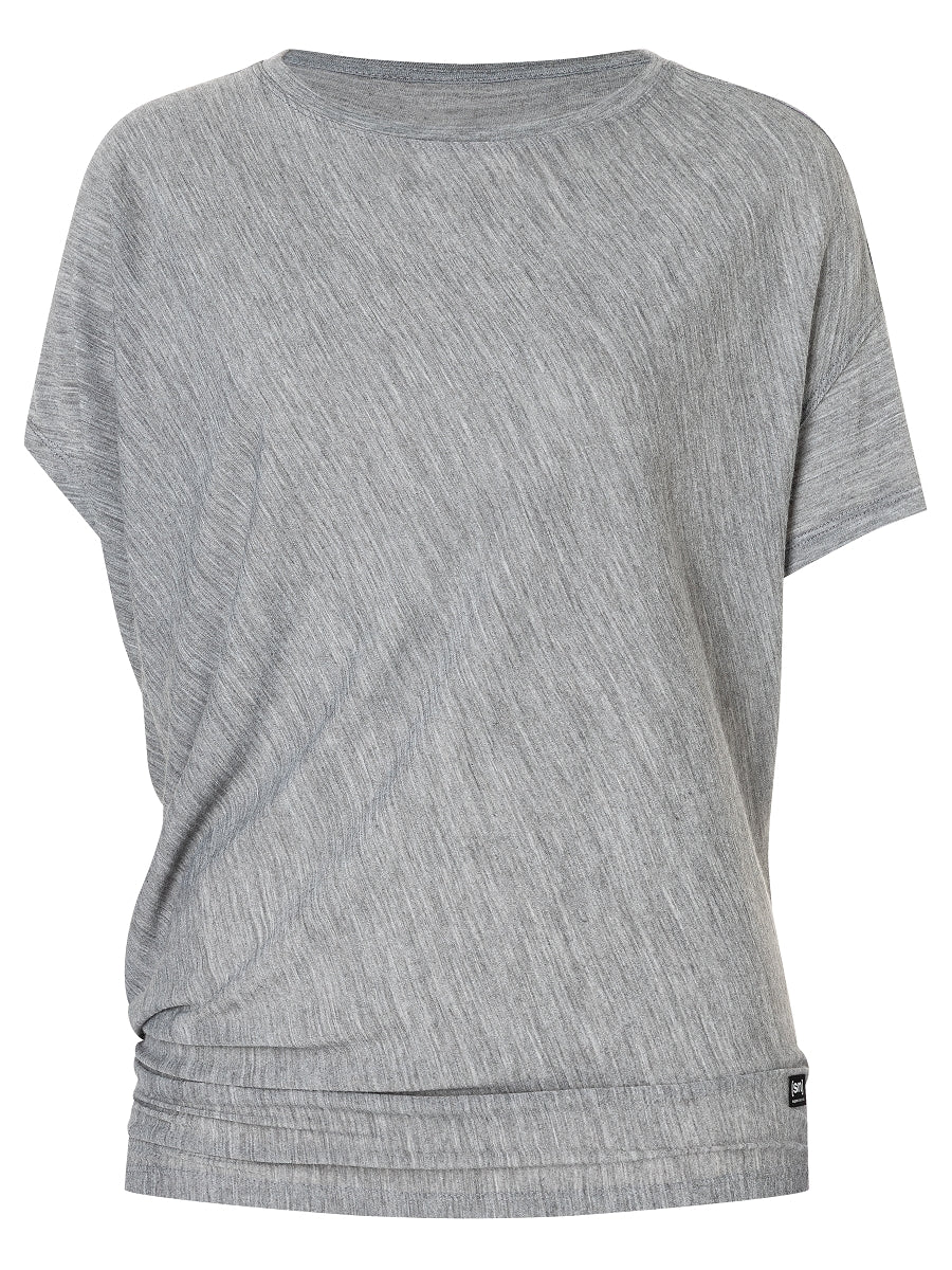 NAISTEN YOGA LOOSE TEE VÄLJÄ MERINO T-PAITA
