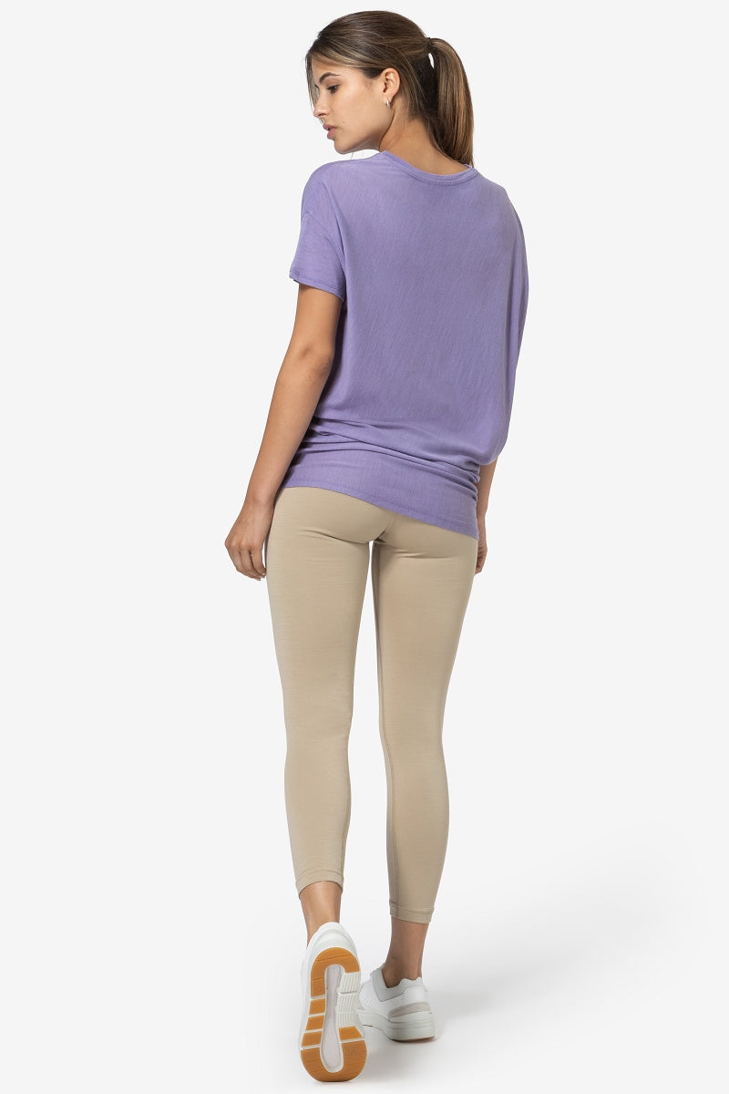 SuperNatural Yoga Loose damesshirt - Dames outdoor tops