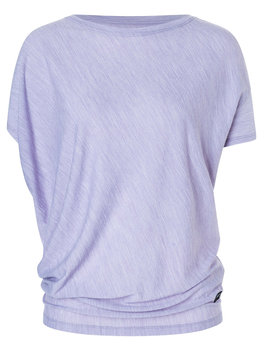 NAISTEN YOGA LOOSE TEE VÄLJÄ MERINO T-PAITA