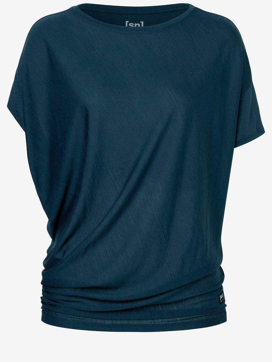 NAISTEN YOGA LOOSE TEE VÄLJÄ MERINO T-PAITA