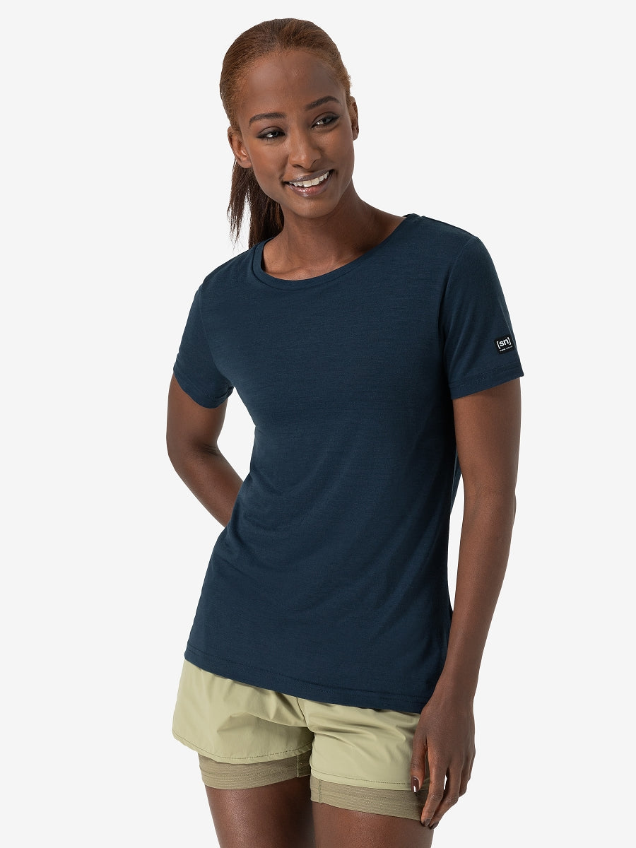 NAISTEN THE ESSENTIAL TEE MERINO T-PAITA