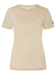 Naisten The Essential Tee merino t-paita, väri White Pepper – tuotekuva edestä