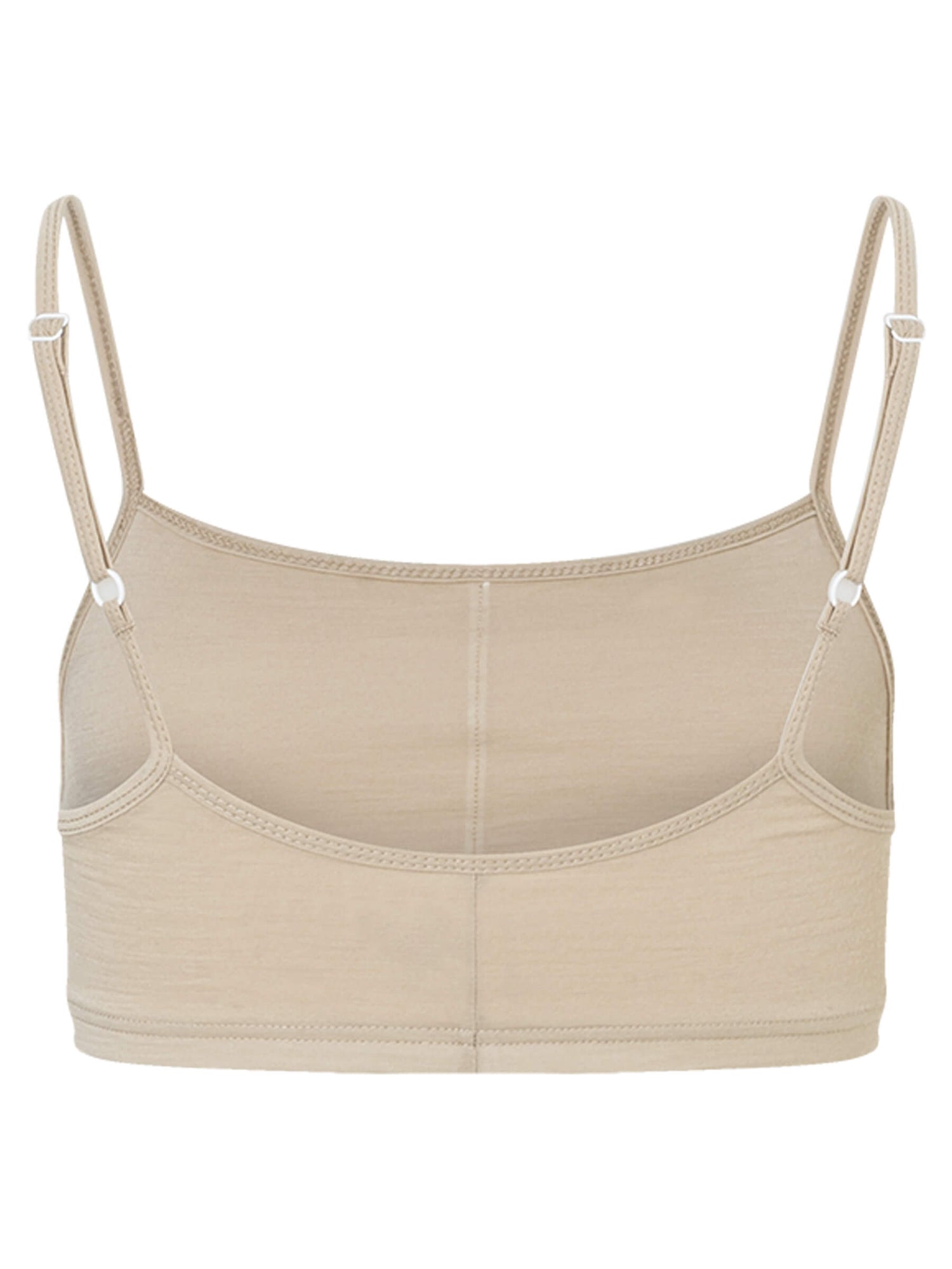 Naisten Cosy Bra merinoliivi, väri White Pepper – tuotekuva takaa