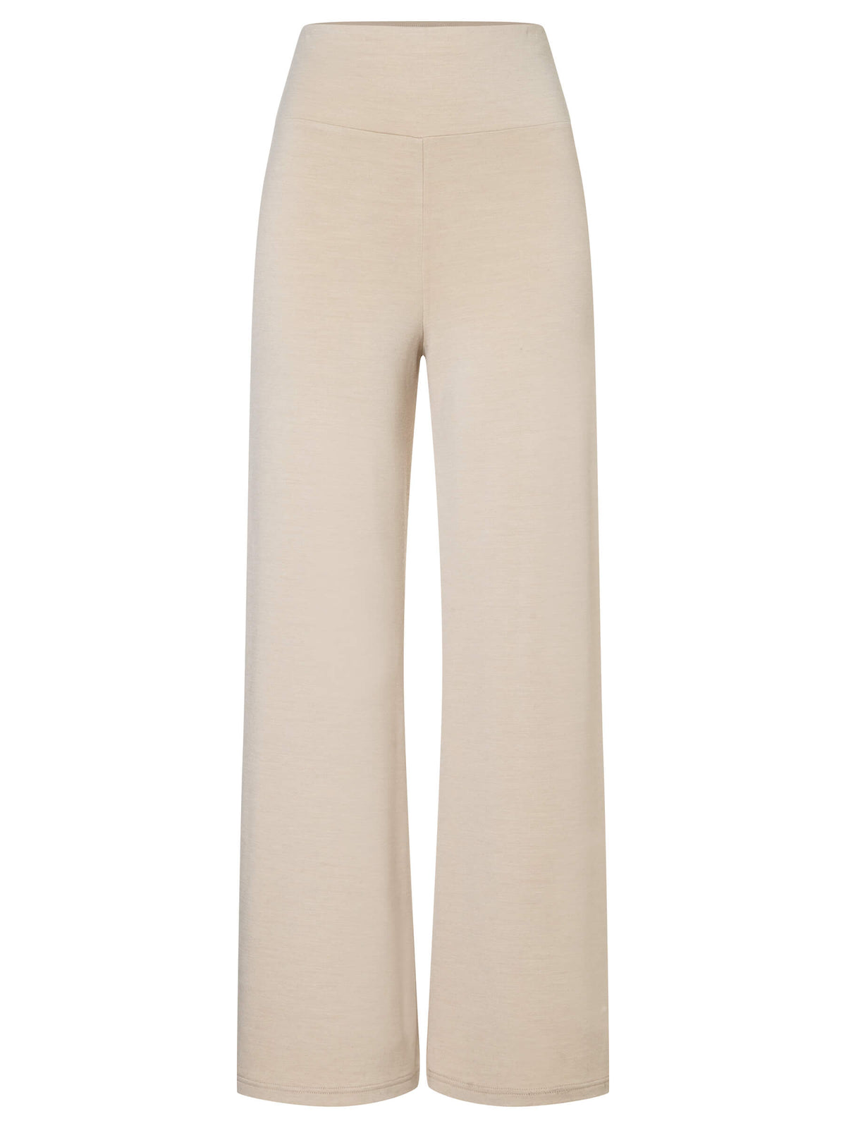 Naisten Comfy Culotte merinohousut, väri White Pepper – tuotekuva edestä