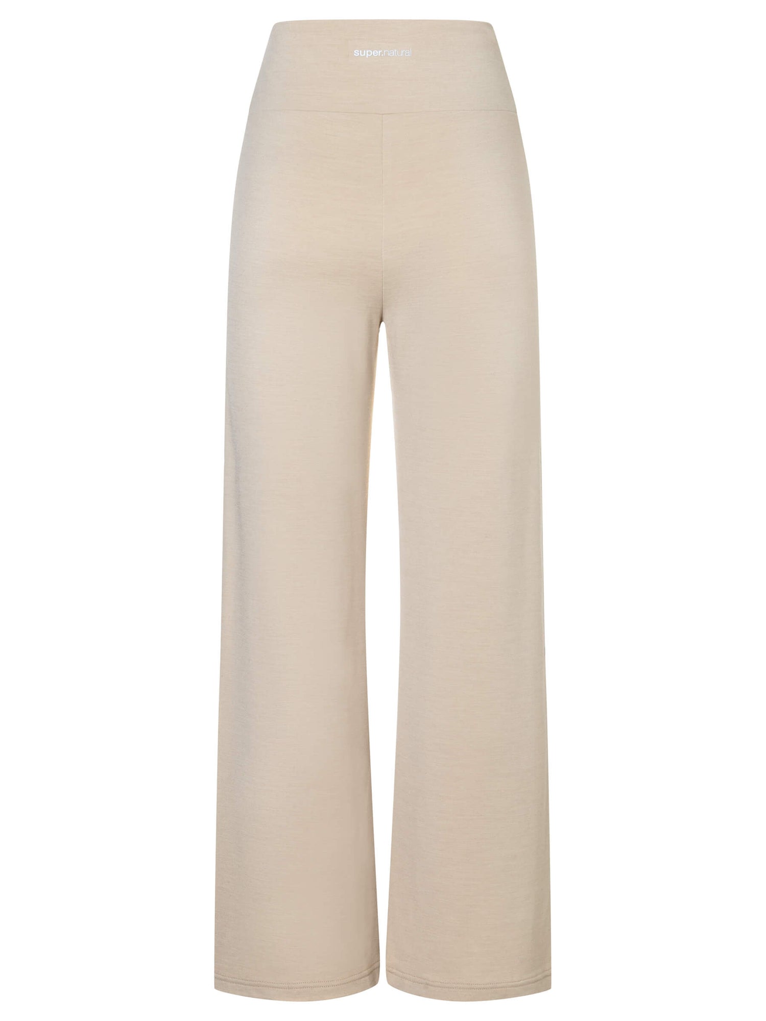 Naisten Comfy Culotte merinohousut, väri White Pepper – tuotekuva takaa